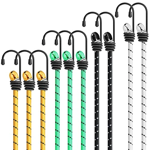 Zeitlich begrenztes Angebot: Kiprim Universal-Gepäckspanner mit Haken, extra stark, 10er-Set von 19.99 € auf 13.99 € (30% Rabatt)