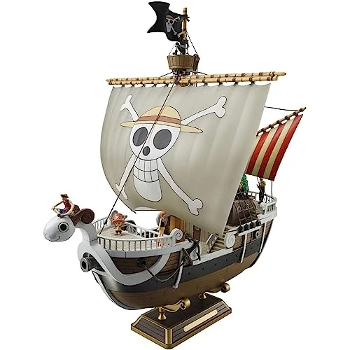 Tijdelijke aanbieding: Bandai Spirits One Piece Going Merry, (28 cm lang), kunststof model boot, blauw, oranje, eenheidsmaat van 52.26 € naar 52.26 € (0.00% korting)