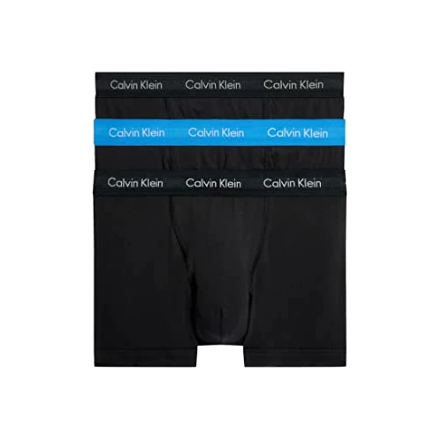 Zeitlich begrenztes Angebot: Calvin Klein Herren 3er Pack Boxershorts Trunks Unterwäsche, Schwarz (B-Grey Heather, Wht, Palace Blue Lg), XL von 55.99 € auf 25.80 € (53.92% Rabatt)