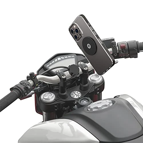 Limited offer: Shapeheart French Innovation, Magnetic Motorcycle Phone Holder with Extra-Thin Metal Plate, Anti-Reflection, Motorcycle Phone Holder, Scooter, Handlebar and Rearview Mirror. Universal Motorcycle from 22.49 EUR to 21.71 EUR (save 3%)