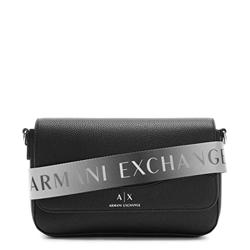Offre limitee: ARMANI EXCHANGE Sac femme 942912CC783 blanc, noir, Rozmiar uniwersalny, rétro, Noir, Rozmiar uniwersalny, Rétro de 125.00 EUR a 87.50 EUR (economie 30%)
