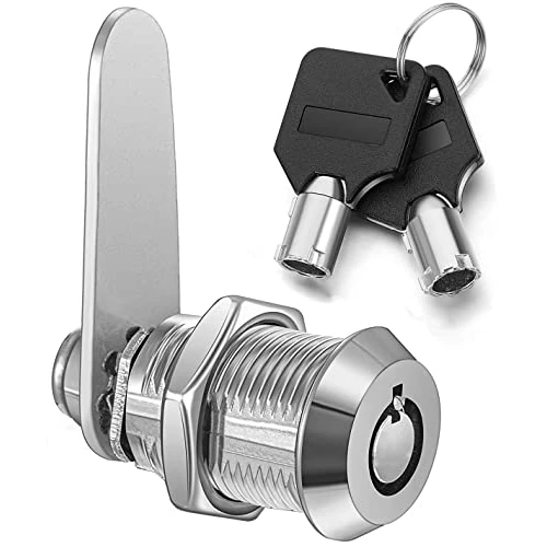 Offerta a tempo: Litensh Serratura a camma tubolare filettata, serratura per cassetta postale, serrature per armadietti, serratura a cilindro per porta cassetti armadietti cassetta delle lettere con chiavi uguali 20mm - 0.00% da 8.99 € a 8.99 €