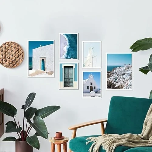 Offre limitee: Nacnic - Ensemble de 6 Posters décoratifs noir et blanc - Décoration murale salon, chambre, chambre à coucher - Neige, hiver, nordique, moderne - A3 et A4. Non encadré de 25.90 EUR a 14.85 EUR (economie 43%)