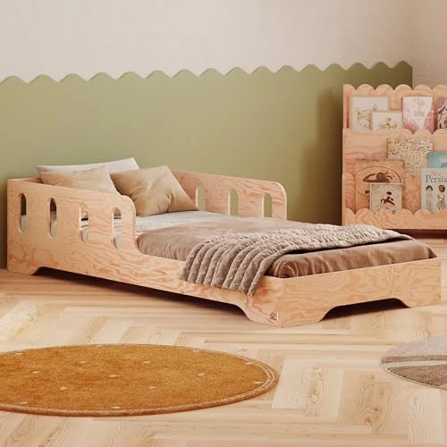 Offerta a tempo: smartwood Letto Montessori 80x160 cm con Sponde, Legno, TILA 6 - 0.00% da 189.00 € a 189.00 €