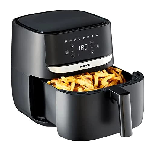 MEDION MD 10532 Single 5.7 L Stand-alone 1700 W Hot air fryer Black