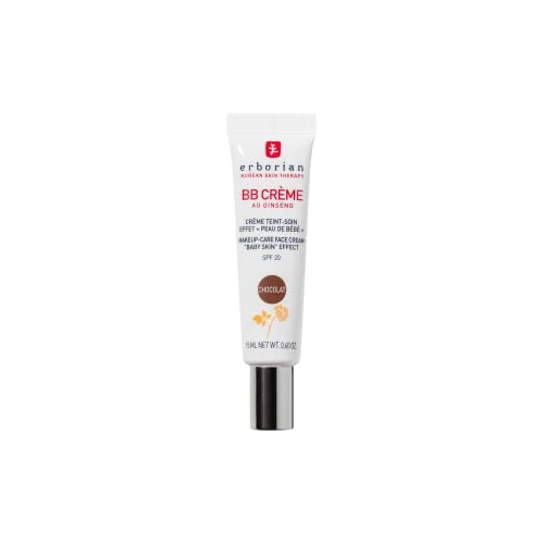 Erborian - BB Cream Met Ginseng - Teint Cream - Effect "Baby Skin" - Koreaanse Cosmetische Behandeling 5 -In -1 Voor SPF 20 - Chocolat - 15 ml