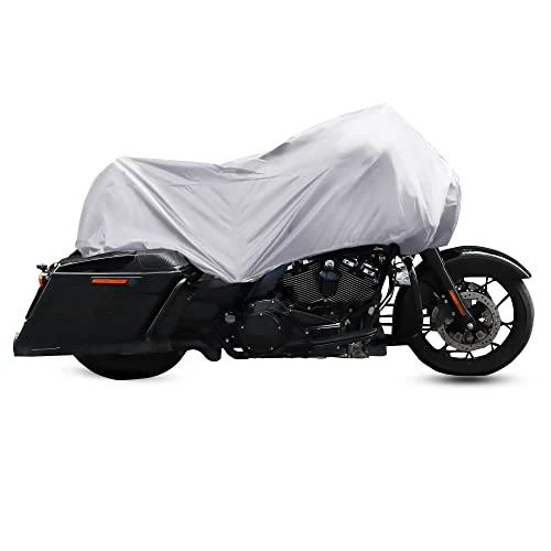 Offerta a tempo: X AUTOHAUX, Telo coprimoto leggero, impermeabile, antipioggia, antipolvere, per esterni, taglia XL, per la maggior parte delle moto da turismo Cruiser. - 7% da 26.43 € a 24.66 €