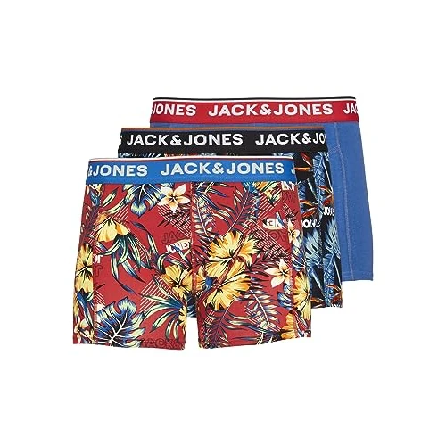 Offre limitée : JACK & JONES Homme Jacazores Trunks 3 Pack Noos Caleçon Boxeur, Noir, S EU de 29.99 € à 21.51 € (28% de remise)