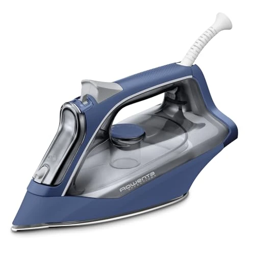 Rowenta Ferro da Stiro Effective DX1636, Potenza 2400W, Emissione Vapore fino a 40 g/Minuto, Colpo Vapore 120 g/Minuto, con Serbatoio dell'Acqua e Piastra Antigraffio, per Risultati Duraturi