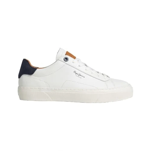 Offerta a tempo: Pepe Jeans Sneaker Yogi Original in Pelle Bianca - 49% da 95.00 € a 48.70 €