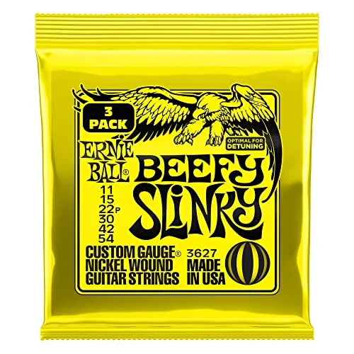 Offre limitée : Beefy Slinky Nckl Wnd Elec Gtr Strings 3 Pk 11 54 de 17.70 € à 17.70 € (0.00% de remise)