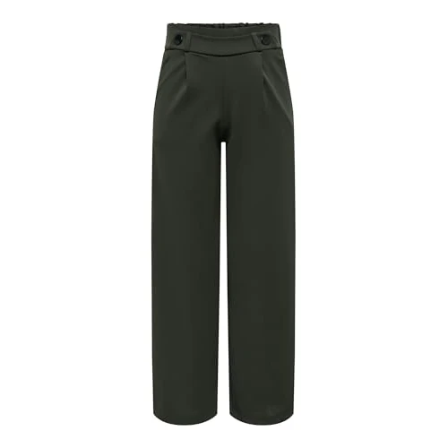 Tijdelijke aanbieding: JACQUELINE de YONG Vrouwelijke broek wijd gesneden, turf, XXL van 24.99 € naar 22.49 € (10% korting)