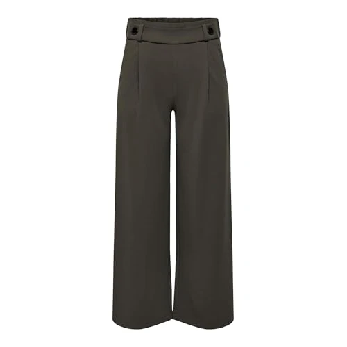 JACQUELINE de YONG Spodnie damskie o szerokim kroju, czekoladowobrązowy, XXL