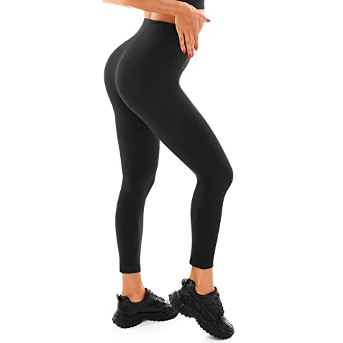 Offre limitee: Walifrey Legging de sport pour femme, taille haute, noir, pour entraînement, gym, sport, 1 paquet noir., S-M de 10.99 EUR a 7.93 EUR (economie 28%)