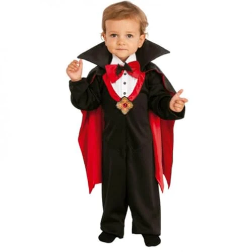 Offerta a tempo: Rubies Costume Dracula per bambini, Abito con papillon rosso e mantello con alza-collo, Costumi halloween bambino, neonato, carnevale e compleanni - 0.00% da 18.99 € a 18.99 €