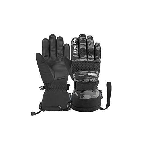 Limited-time offer: Reusch Connor R-TEX XT Junior 5570 Unisex Finger Gloves Dark Camo/Black 6 from 29.02 GBP to 29.02 GBP (save 0%)
