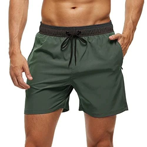 Offerta a tempo: Arcweg Pantaloncini da Bagno Uomo Asciugatura Veloce Calzoncini da Bango Mare Beach Costume da Bagno Fodera Rete con Taschino e Coulisse Trunks M(EU) - 21% da 23.99 € a 18.85 €
