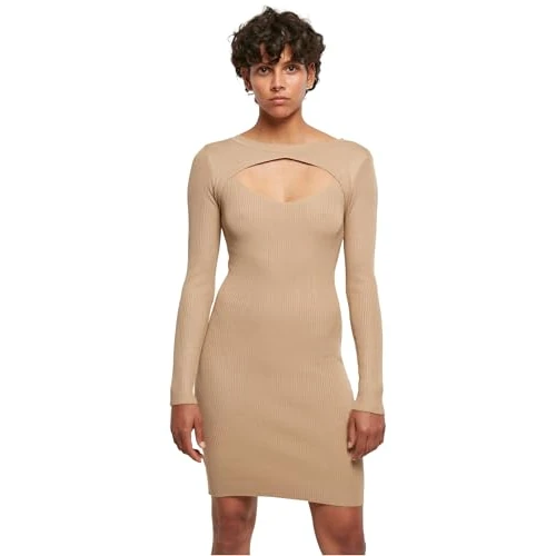 Oferta limitada: Urban Classics Vestido para mujer, Vestido informal Mujer, Beige (Unionbeige), M de 34.90 EUR a 19.99 EUR (ahorro 43%)