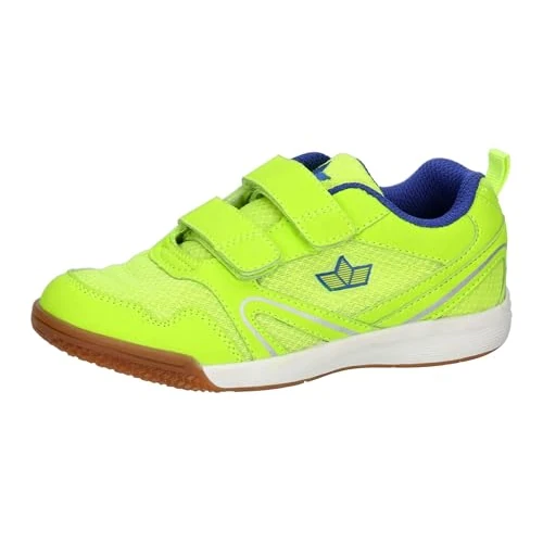 Lico Girls' Boulder V Indoor Trainers, Lemon Blue, 10 UK