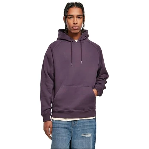 Urban Classics TB014-Blank Hoody 2-Pack, Felpa con Cappuccio Uomo, Purplenight, XS