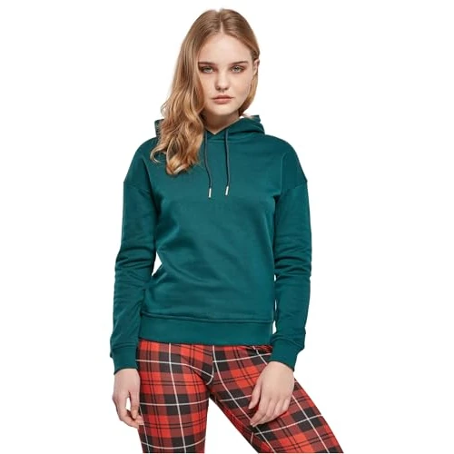 Urban Classics TB1524-Ladies Hoody, Sudadera con Capucha Mujer, Verde (Jasper), XL