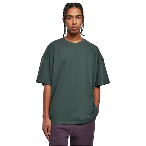 Oferta limitada: Urban Classics Camiseta para Hombre Ultra Heavy Oversized tee, Verde, XXXXL de 29.90 € a 14.00 € (ahorro 53%)