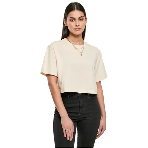 Zeitlich begrenztes Angebot: Urban Classics Women's Ladies Short Oversize Tee T-Shirt, whitesand, 5XL von 11.90 € auf 11.00 € (8% Rabatt)