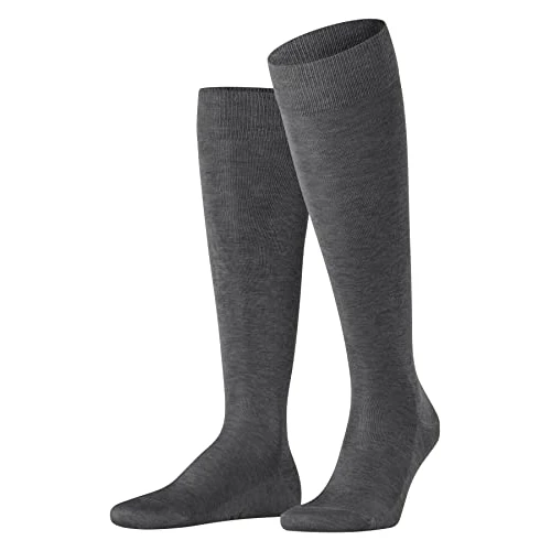Oferta limitada: FALKE Tiago M Kh algodón fil d'Écosse sostenible lisos 1 par, Calcetines largos Hombre, Gris Steel Melange 3165, 39-40 de 25.00 € a 25.00 € (ahorro 0.00%)