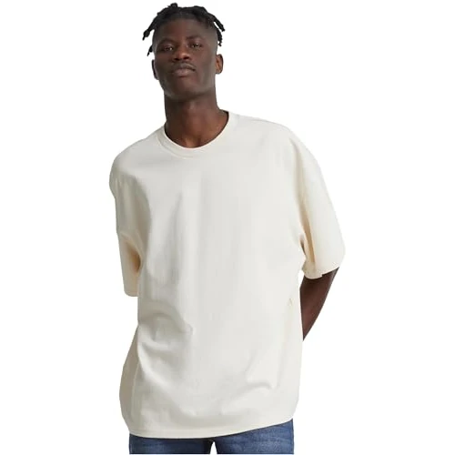 Urban Classics Herren Ultra Heavy Oversized Tee T-Shirt, whitesand, S