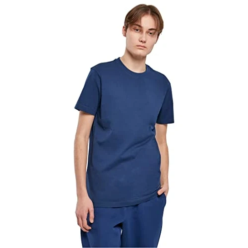 URBAN CLASSICS Camiseta básica de manga corta, cuello redondo normal, de algodón grueso, largo normal, ajuste holgado, de hombre, moderna, en distintos colores, tallas XS - 5XL