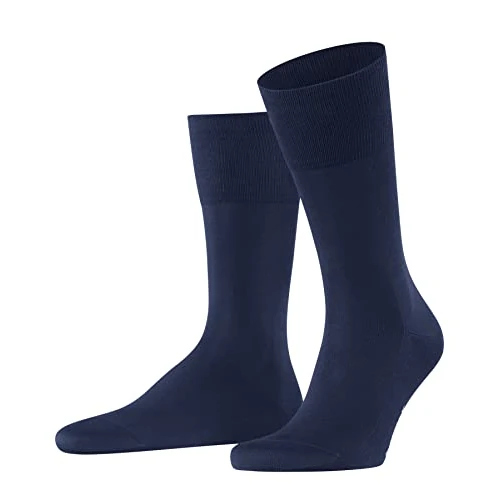 Offerta a tempo: FALKE Tiago M So sostenibili cotone filo di Scozia tinta unita 1 paio, Calzini Uomo, Blu Royal Blue 6000, 39-40 - 17% da 18.00 € a 14.99 €