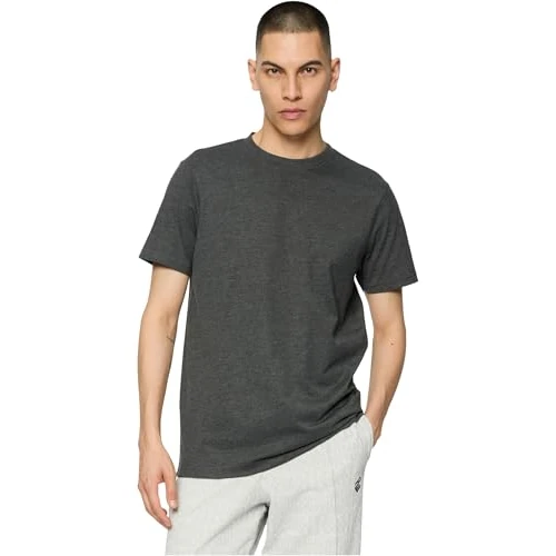 Urban Classics Heren Basic Tee T-shirt, Charcoal, 3XL, antraciet, 3XL