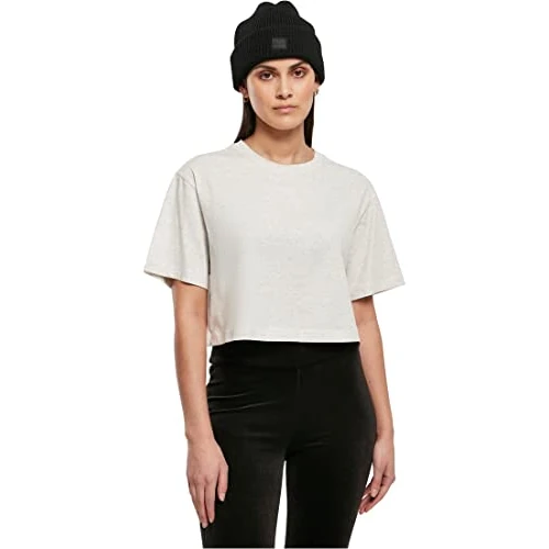 Limited-time offer: Urban Classics Women's Ladies Short Oversize Tee T-Shirt, Lightgrey, M from 10.00 £ to 8.30 £ (save 17.0%)
