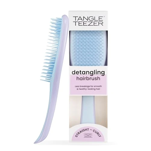 Oferta limitada: Tangle Teezer Ultimate Detangler Hairbrush - Cepillo Desenredante para Pelo Seco y Mojado - Apto para Todo Tipo de Cabello - Púas de Doble Altura para Menos Rotura y Sin Nudos - Nube Lila y Azul de 17.00 EUR a 14.45 EUR (ahorro 15%)
