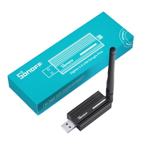 Oferta limitada: SONOFF Dongle USB Zigbee Más - ZBDongle-E 3.0 Interfaz Antena Externa SMA Gateway Universal, Preinstalado con Firmware Basado en EZNet 6.10.3 Coordinated Home Assistant o Zigbee2MQTT de 25.32 € a 18.98 € (ahorro 25%)