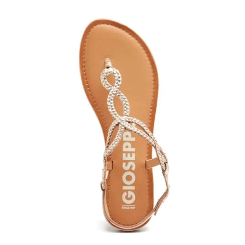 Offre limitée : GIOSEPPO MERIGNAS Sandales pour femme Or, 37 EU, or, 37 EU de 49.95 € à 30.36 € (39% de remise)