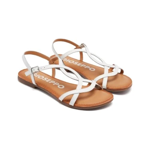 Tijdelijke aanbieding: GIOSEPPO Lamim damessandalen met dunne bandjes, wit, Wit, 41 EU van 38.37 € naar 38.37 € (0.00% korting)