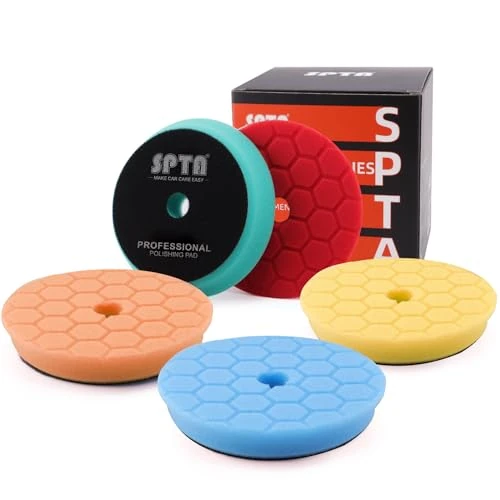 Offre limitée : SPTA Lot de 5 éponges de Hex-logiques de 150 mm - pour Polissage, Polissage, éponge, éponge, Ponceuse Excentrique de 150 mm de 26.99 € à 25.64 € (5% de remise)