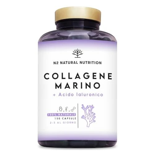 Oferta limitada: Colageno con Magnesio y Acido Hialuronico. Vitamina C. 150 Cápsulas Suministro 75 días. Alta Concentración. Cuidado de Articulaciones, Piel y Huesos. Colágeno Marino PEPTAN. CE.N2 Natural Nutrition de 23.95 EUR a 23.95 EUR (ahorro 0%)