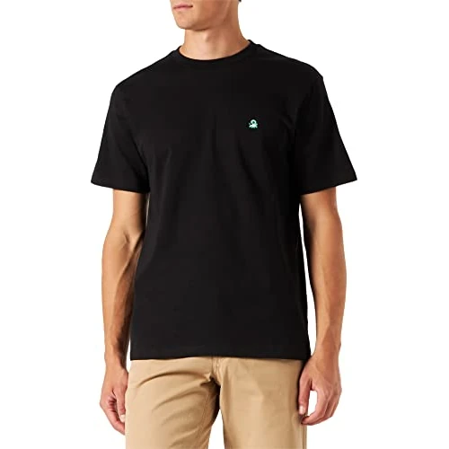 Tijdelijke aanbieding: United Colors of Benetton T-Shirt 3MI5J1AF7, zwart 100, XS heren, Zwart 100, XS van 15.98 EUR naar 15.98 EUR (korting 0%)