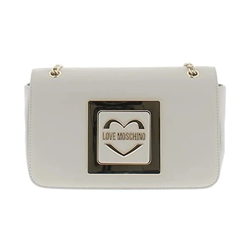 Offerta a tempo: Love Moschino JC4301PP0GKV0, Borsa a Spalla, Donna, Ecru, Taglia unica - 43% da 195.00 € a 110.43 €