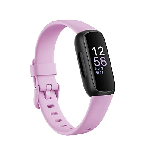 Limited-time offer: Google Fitbit Inspire 3 Activity Tracker with 6-months Premium Membership Included, up to 10 days battery life and Daily Readiness Score, Black/Lilac Bliss from 84.00 GBP to 84.00 GBP (save 0%)