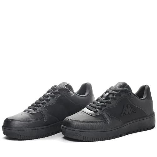 Kappa Mixte Logo Maserta Chaussure de Gymnastique, 005 Black, 43 EU