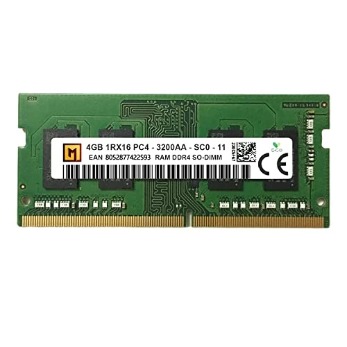MG, Mémoire RAM 4 Go, Ddr4 So-dimm de 3200 Mhz, Ram pour ordinateurs portables et PC portables garantie Italie