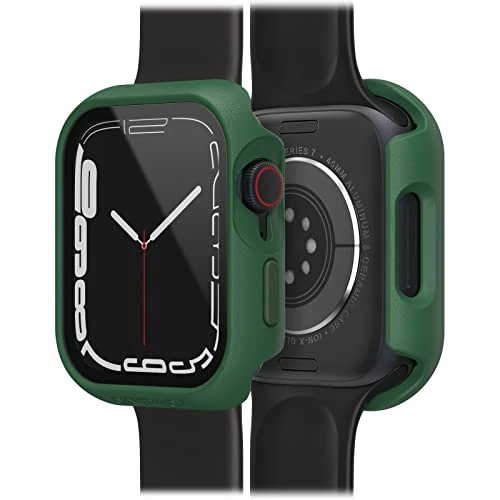 Oferta limitada: Protector de Reloj con Protector de Pantalla de Cristal Templado Integrado OtterBox Eclipse para Apple Watch Series 9/8/7-45mm, Resistente a Golpes y Caídas, Verde Oscuro de 29.99 € a 6.69 € (ahorro 78%)