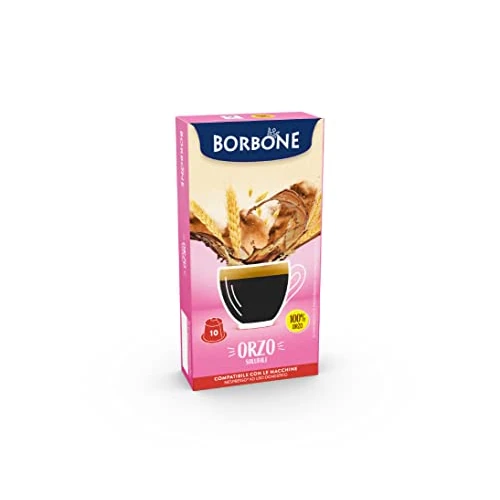 Caffè Borbone Cebada soluble - 60 cápsulas (6 paquetes de 10) - Compatibles con las máquinas de uso doméstico Nespresso*