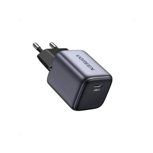 UGREEN Nexode USB C Charger 30W USB C Power Supply GaN II Tech Fast Charger Compatible with iPhone 15 Pro Max, 15 Plus, 15, 14 Pro, 13, Galaxy S24 Ultra, S23, iPad, Tab A8, Pixel, HomePod (Black)