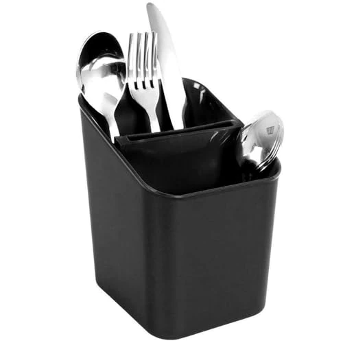 Offerta a tempo: Vilde Scolapiatti posate utensili da cucina nero 14 x 11 x 16 cm - 0.00% da 13.52 € a 13.52 €
