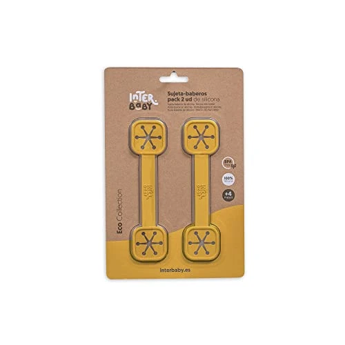 Oferta limitada: Interbaby - Pack 2 Sujeta Baberos Bebe Silicona | Para Bebes, Útil para Pañuelos, Servilletas | Sujeta Babero Silicona Cómodo, Sencillo, Sin BPA | Ocre Tierra de 7.62 € a 7.62 € (ahorro 0.00%)