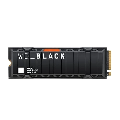 Offerta a tempo: Western Digital WD_BLACK SN850X 1TB M.2 2280 PCIe Gen4 NVMe SSD per gaming con dissipatore termico con velocità di fino a 7.300 MB/s - 3% da 239.99 € a 233.94 €